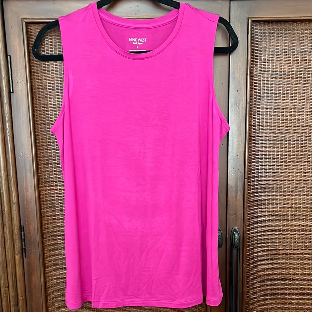 Nine West Fuchsia Sleeveless Tank Top